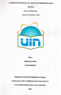 Laporan Pengenalan Lapangan Persekolahan (PLP) II